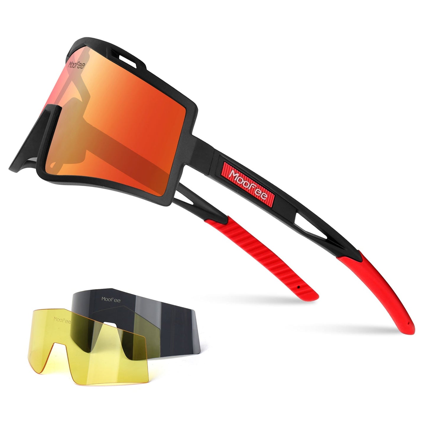 MooFee Cycling Glasses Sports Polarized Sunglasses For Men Women Riding Fishing Golf Baseball Running Glasses MF726